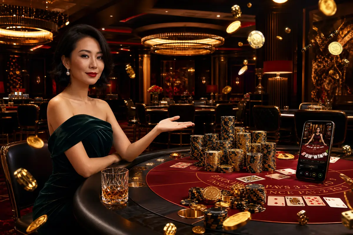 mgm777 Live Dealer Studio ထုတ်လွှင့်မှု အနီးကပ်မြင်ကွင်း