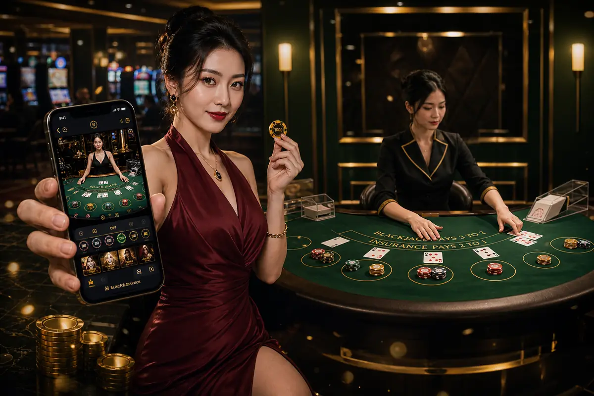 mgm777 Live Baccarat ဒီလာနှင့် ကစားနေသောမြင်ကွင်း